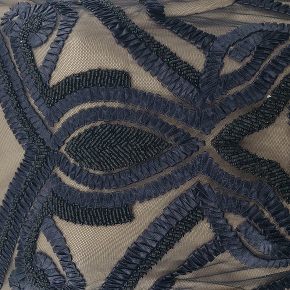 Marciano beaded black nude midi dress size medium - Picture 8 of 15